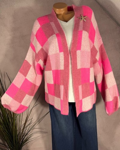 Flauschiger oversize cardigan - flauschiger,