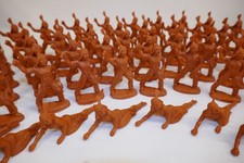 alte Indianer Figuren  59 St. Karl May Stil 50er 60er Jahre Dachbodenfund