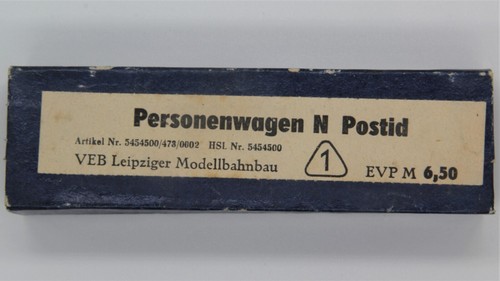 Veb leipziger modellbahnbau - veb,
