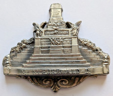 Plakette aus Metall Niederwalddenkmal Rüdesheim am Rhein,