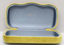 Gucci Brillenetui Gelb Samt