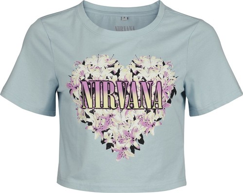 Nirvana shirt damen flower - nirvana,