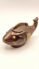 Asiatische Bronze Figur Fisch