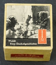 IMAGO Dia Rollfilm WALDI EINE DACKELGESCHICHTE Pouva Laterna Magica