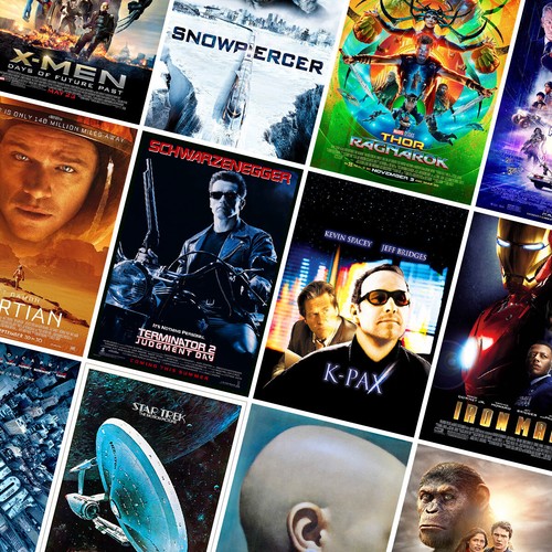 Sci film drucke - film,