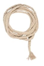 Baumwoll-Mecate geflochten - in 6/8 Zoll - ca. 3,20 m lang - Fb. schwarz & beige