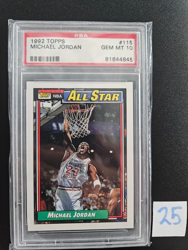 Michael jordan topps 1992 all - jordan,