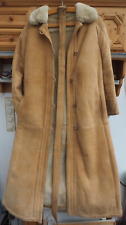 Damen Wildleder Mantel Lammfell gewachsen Marke Dörrzapf Größe 40 #190iS
