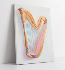 ACRYLGEMÄLDE IRISCHE HARFE -