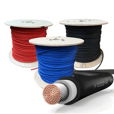 Solarkabel Meterware 4mm² H1Z2Z2-K PV Kabel rot schwarz blau 5m – 500m
