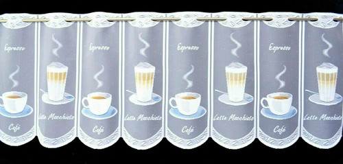 Kaffee küchengardine - kaffee,