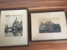 bilder drucke mit rahmen Bleistiftzeichnungen Wartburg Und Berlin