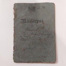 Militärpass von1917.Zweiter