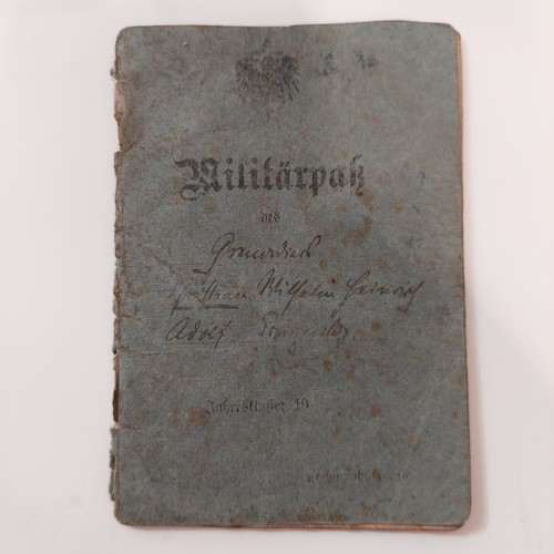 Militärpass von1917 zweiter - militärpass, von1917.zweiter