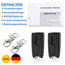 2x Garagentor Handsender für Hörmann Liftronic EcoStar RSC2-433 RSE2/RSZ1-433MHz