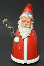 Alter Trumpf Schokolade Nikolaus Weihnachtsmann Werbung Reklame Werbefigur Figur