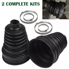 2x Universal Achsmanschette Faltenbalgsatz mit Montagekegel für Antriebswelle