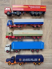 5 Stück Wiking LKW Büssing, Volvo, MB, Hanomag Henschel, MAN im Maßstab 1:87