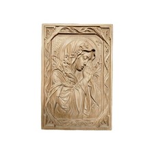 3d Bild Holz-Relief Betende