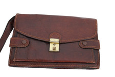 Ledertasche Herren, Farbe Braun, Vintage,