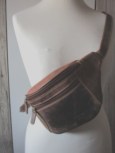 Bauchtasche braun leder von - braun,
