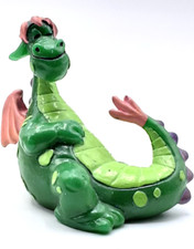 Elliot das Schmunzelmonster Figur liegend ,Walt Disney Bullyland 6 cm PVC 1978
