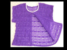 Damen -Weste handgehäkelt