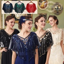 Damen Vintage Pailletten