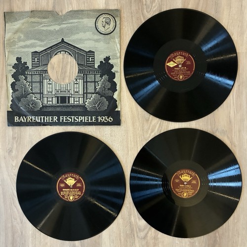 Schellackplatten bayreuther - 3, schellackplatten:
