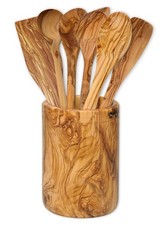 Olivenholz Köcher mit 6
