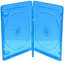 30 Blu-ray Hüllen 4er Box 14 mm für je 4 BD / CD / DVD blau