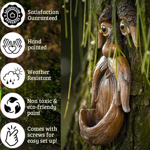 Vogelfütterung baum gesicht - vogelfütterung,