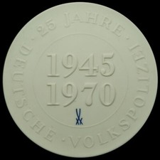 DDR: Porzellan-Medaille 1970