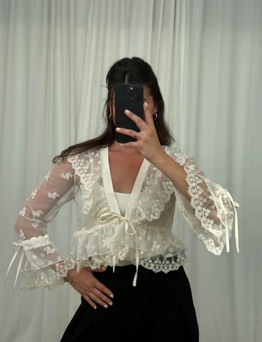 Süsse bluse rüschen - bluse,