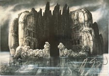 H. R. Giger signiert OSCAR