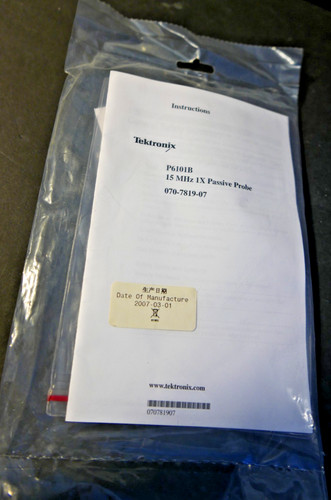 Tektronix p6101b mhz 1x - 15,