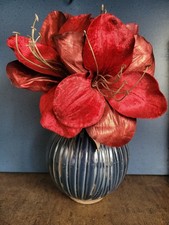 Vase keramik blau - vase,