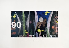 Mavignier, Landschaft mit gelben Vögeln. [19]79. [Signierter Farboffsetdruck].