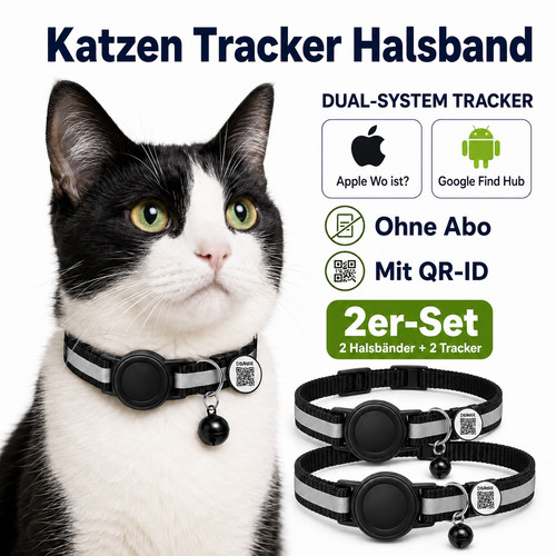 Katzen tracker halsband - halsband, ohne