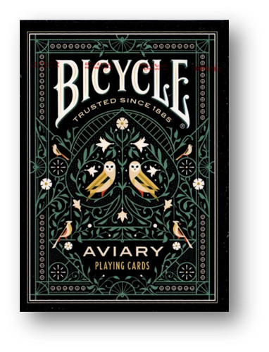Bicycle aviary playing cards - bicycle,