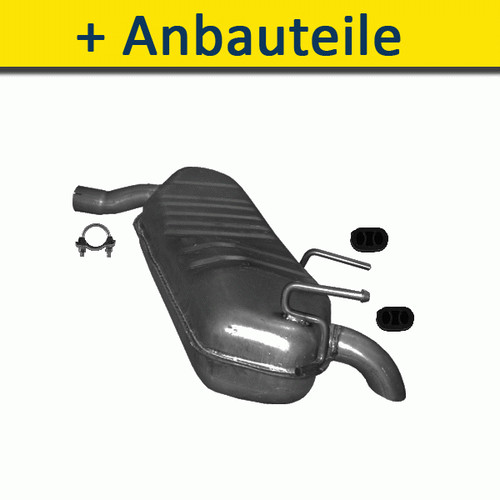 Endtopf auspuff für opel - endtopf,