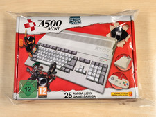 THE A500 MINI Commodore Amiga 25 Spiele Maus Gamepad Retro Games Konsole NEU/OVP
