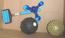4Massage-Geräte:Noppen-Ball:Vibrat.Ball,"Roller"(Hände.Rück.Beine.Gesicht..Körp.