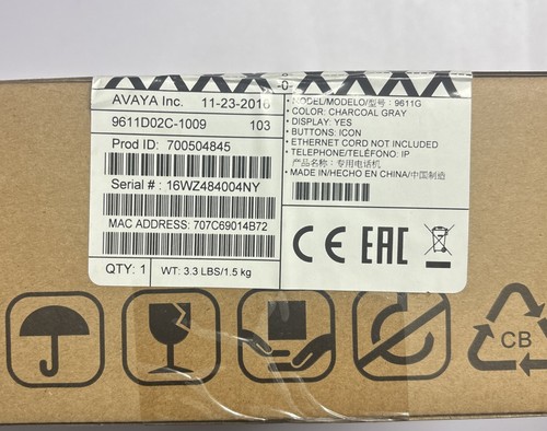 Avaya deskphone 9611g - ip,