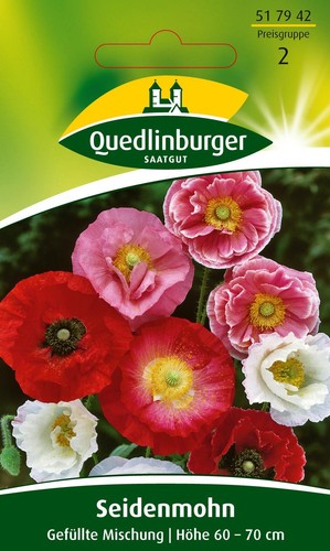Seiden mohn gefüllte - seiden-mohn, shirley