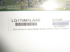 Notebook Display Panel 17,0 glossy glänzend LQ170M1LA4B