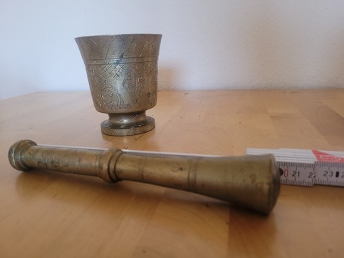 Alter mörser messing oder - messing,