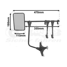 VAN WEZEL Außenspiegel links