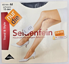 nur die, Seidenfein Gr. 40/44 schwarz 15 den