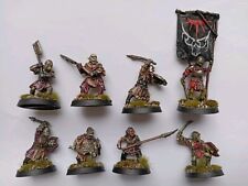 Warhammer 8 Mordor Orks Herr der Ringe tabletop bemalt Middle-Earth Metall GW